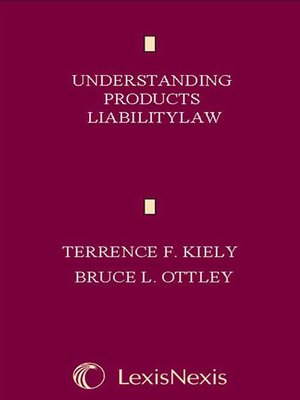 cover image of Understanding Products Liability